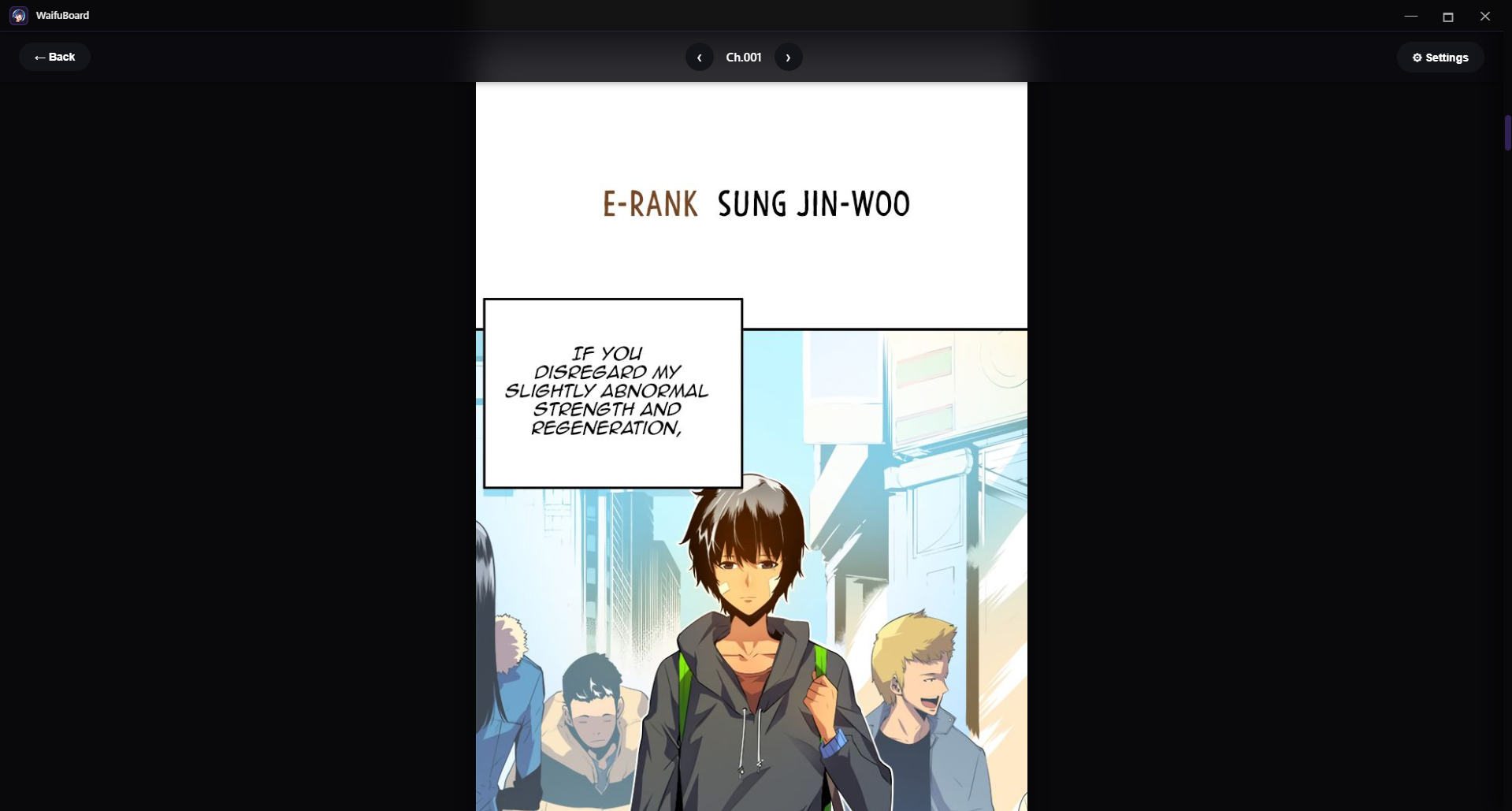 Manhwa reader